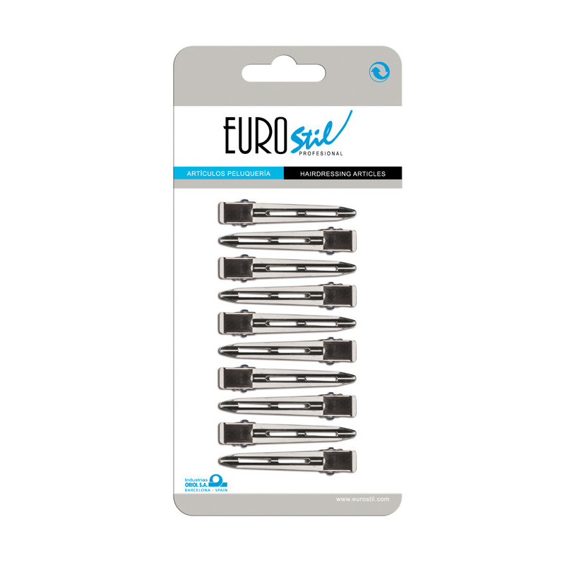 Klipsit, metallia, keskikokoisia, 5,5...