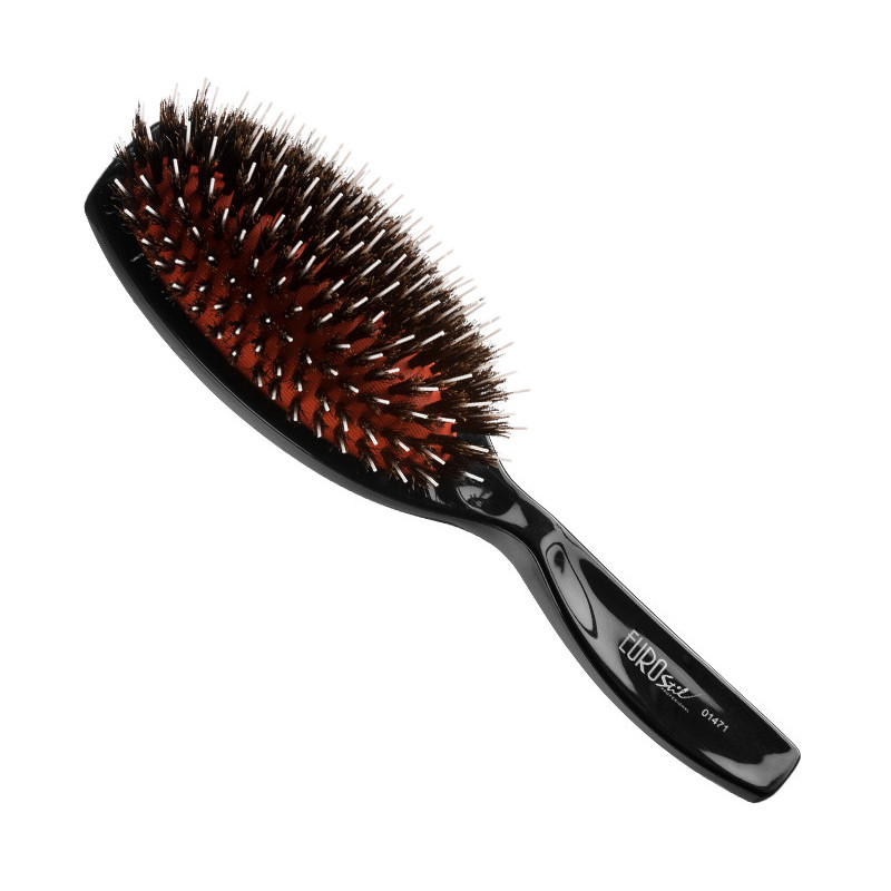 Hairbrush, wild boar and nylon bristles