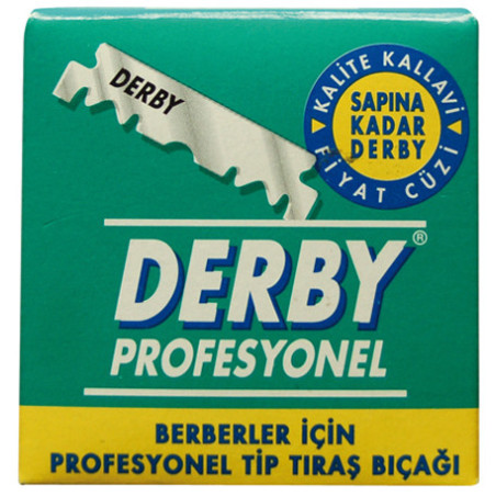 DERBY Partaveitsien terä, kertakäyttöinen, 100 kpl.