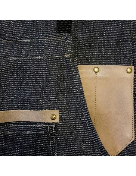 Parturin hiustenvärjäysesiliina, denim-kangasta