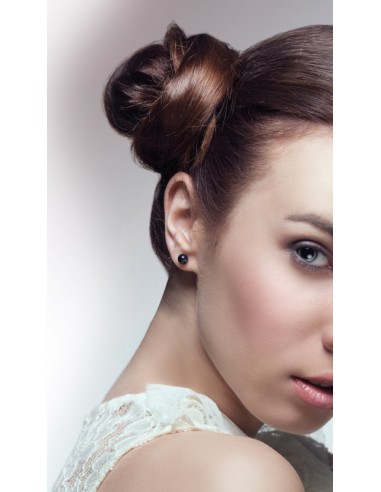 Hiussolmu, muotoilija, pyöreä, musta,...