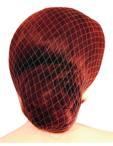 Hair net,nylon,disposable,black,1piece.