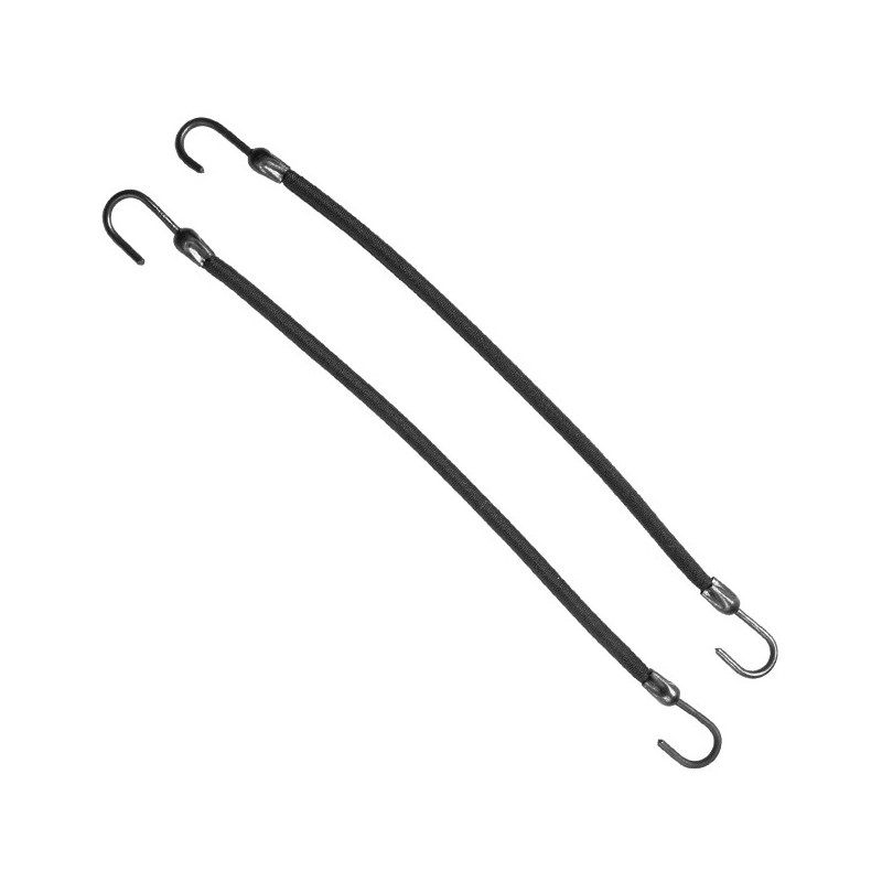 Hiuslenkit koukuilla, mustat, 12 kpl