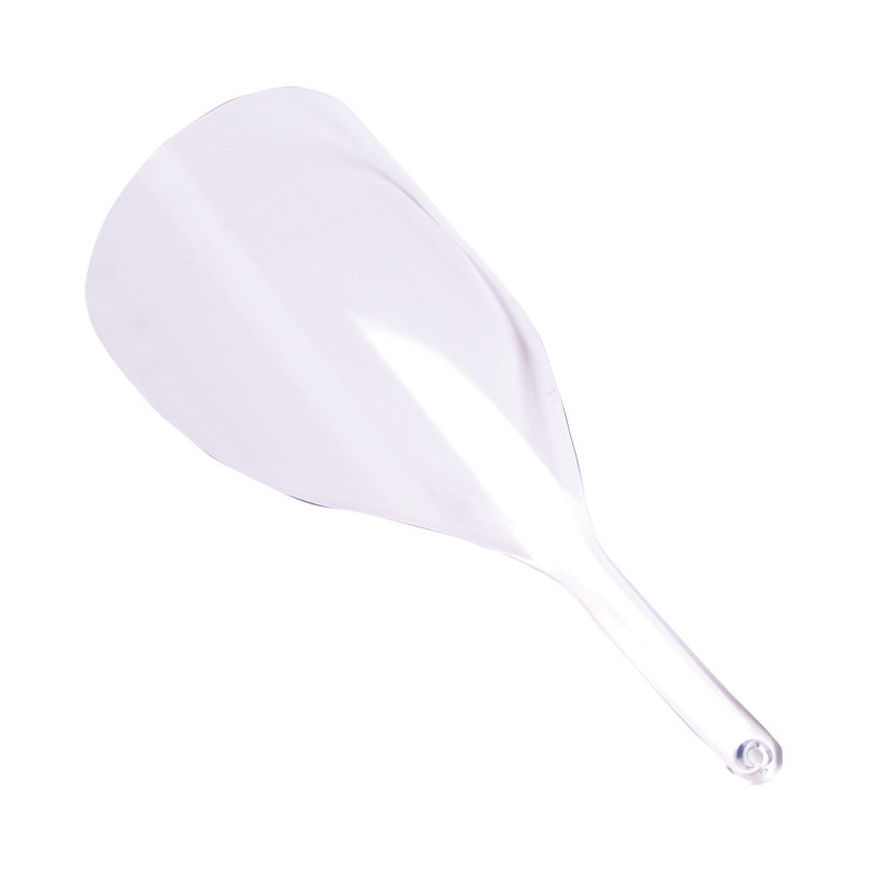 Kasvosuojus, muovia, läpinäkyvä