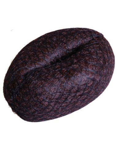Hiussolmu, suuri, pyöreä, ruskea