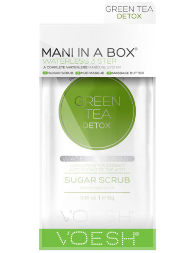 VOESH MANI IN A BOX 3 Step Waterless - Green Tea Detox Set