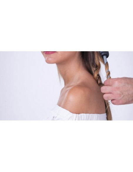 Ricciolino-kiharrin, hienoille kiharoille, keraaminen pinnoite, 32 cm, 120 g, Ø10 mm