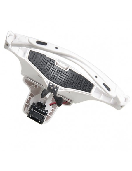 Silmälasit, joissa on 5 diopterin linssit ja LED-valaistus