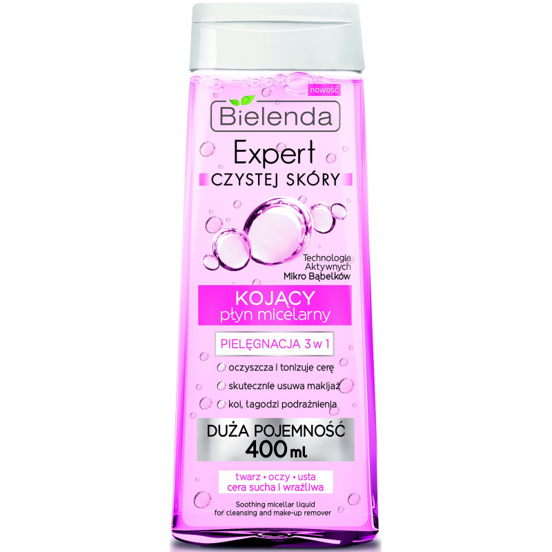 CLEAN SKIN EXPERT Micellar water, soothing 3in1 400ml