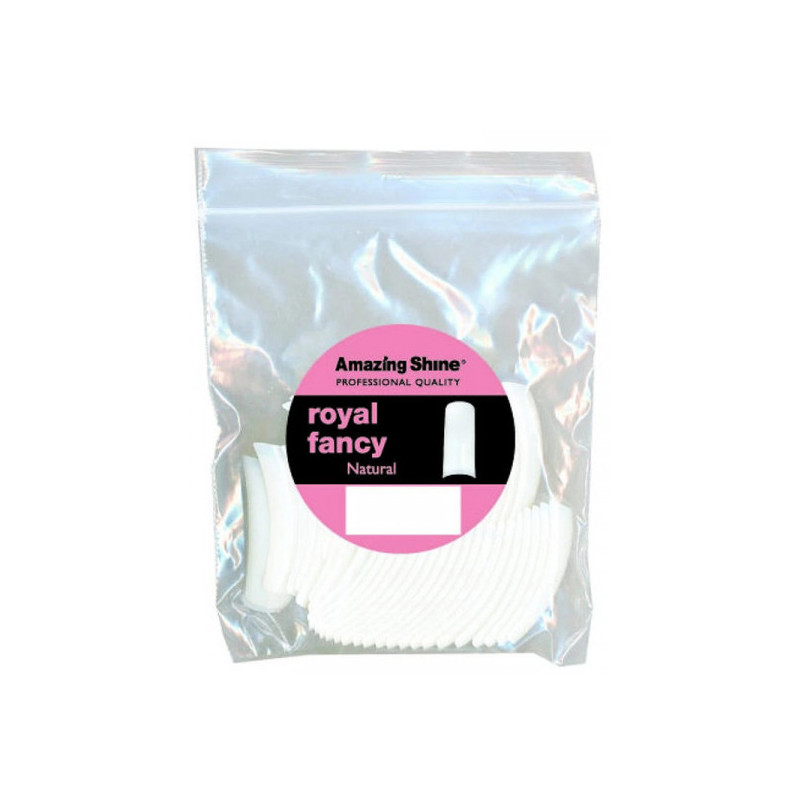 Nail Tips Amazing Shine Royal Fancy – Natural, No.7, 50pcs.