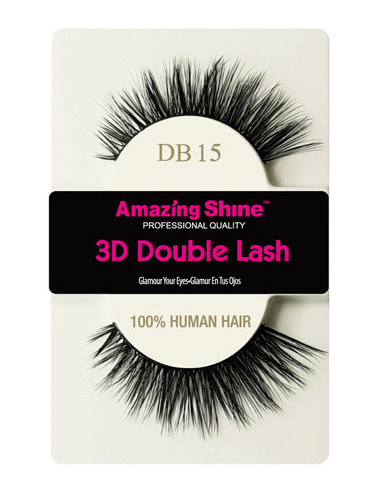 Mākslīgās pielīmējamās skropstas - Amazing Shine 3D Double DB15