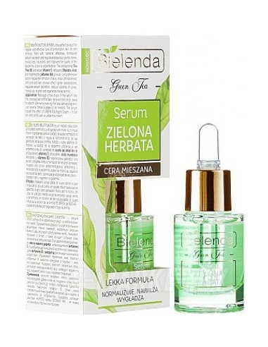 GREEN TEA Serums sejai, aizsargājošs/mitrinošs, ar hialuronskābi un C vit. 30ml