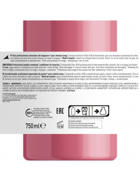 Pro Pidempiä hiuksia palauttava hoitoaine 750ml