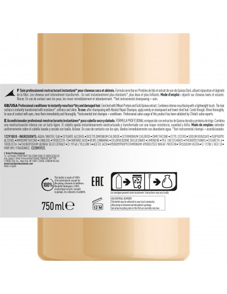 Absolut Repair -hoitoaine 750ml