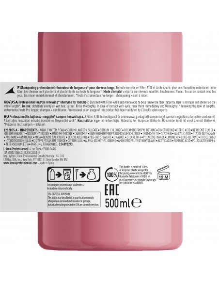 Pro Pidempiä hiuksia palauttava shampoo 500ml