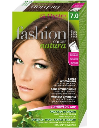 FASHION NATURA matu krāsa 7.0, blonds 50ml+50ml+15ml