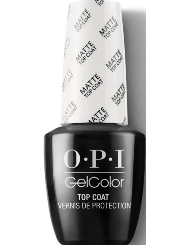 OPI Gelcolor Matte Top Coat matēta efekta želejlakas virskārta 15ml