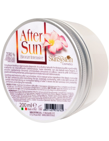 SkinSystem AFTER SUN Auringonoton jälkeen annettava emulsio, kestävään pronssiseen rusketukseen 200ml