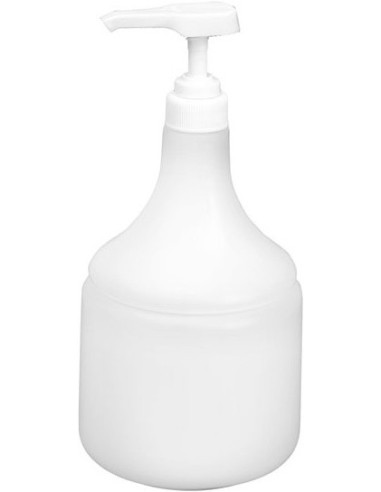 Plastmasa pudele ar dozatoru, balta 1000ml