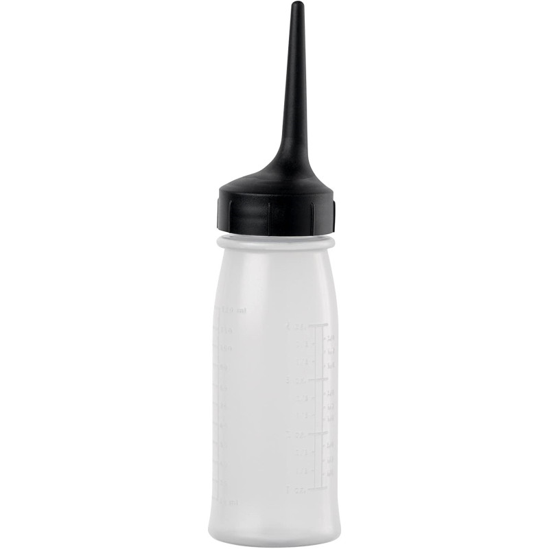 Mittapullo, läpinäkyvä, pieni, 120 ml