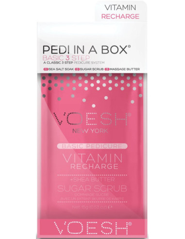 VOESH PEDI IN A BOX 4 Step Deluxe - Vitamin Recharge