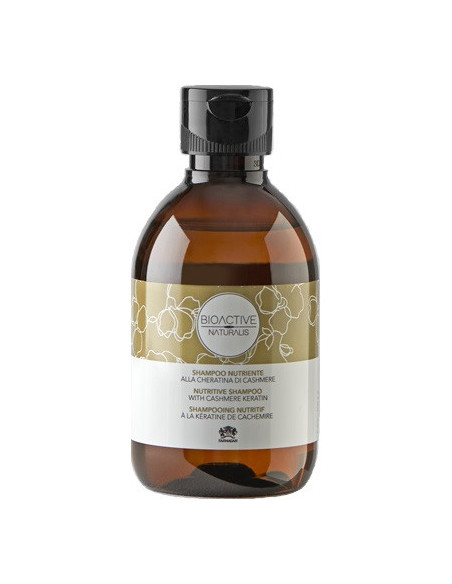 BIOACTIVE NATURALIS Hiusten kiiltoa antava, ravitseva shampoo, sisältää kashmirkeratiinia 230ml