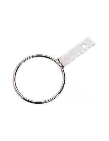 Hiustenkuivaajan pidike metallirenkaalla