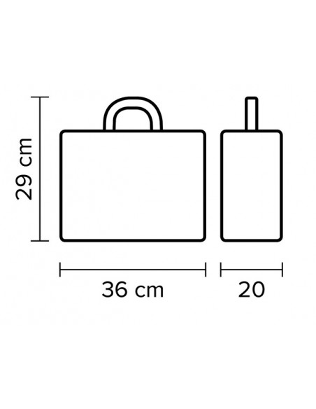 Matkalaukku käsityöläiselle, tummanpunainen