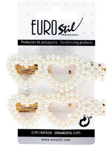 Hiuspinni, kulta, sydämenmuotoinen, 8...