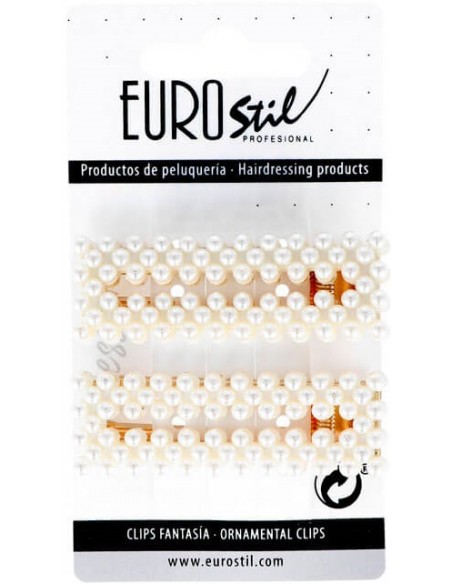 Hiuspinni, kultaa, helmillä, 2 kpl