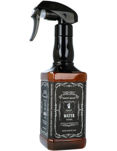 Suihkepullo, muovia - läpinäkyvä, 500ml