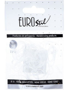 Hiuslenkit, läpinäkyvät, 50...