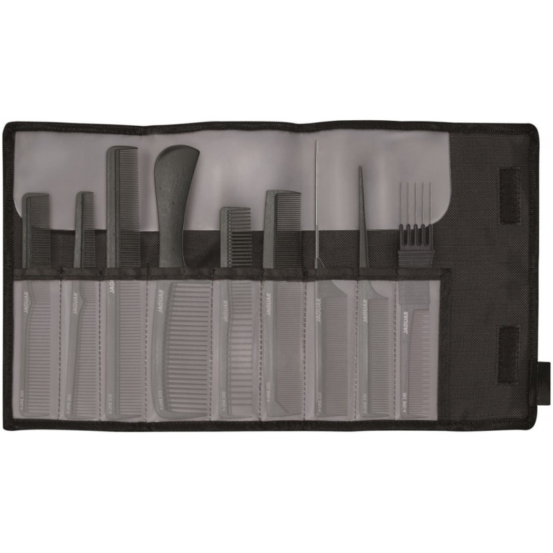 Jaguar Comb Set A-Line Carbon Edition, 9pcs