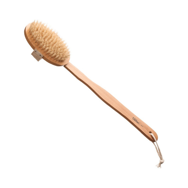 Natural Fiber Wood Bath Brush