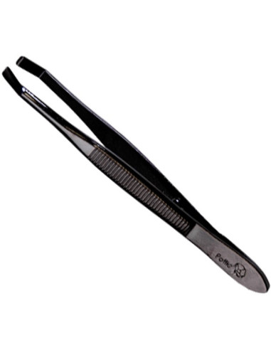 Tweezers black, 1pc, 9cm, black