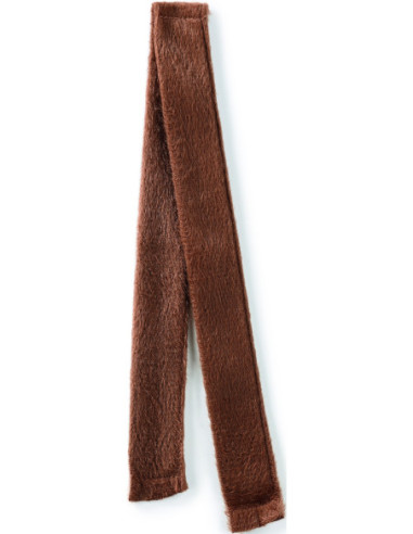 Hiuslisäke, joustava, ruskea