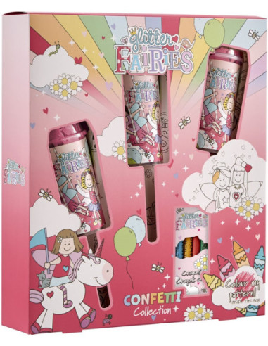 GRACE COLE Komplekts bērniem Confetti, krītiņi+vannas burbuļi, 3*25gr