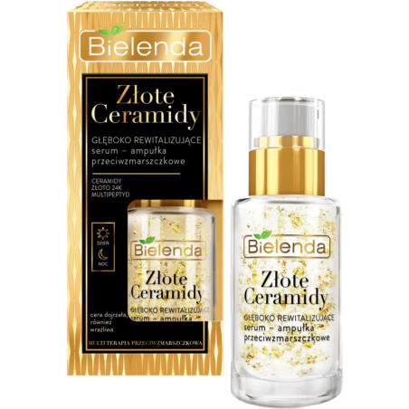 GOLDEN CERAMIDES Elvyttävä kasvoseerumi, päivä/yö 15ml