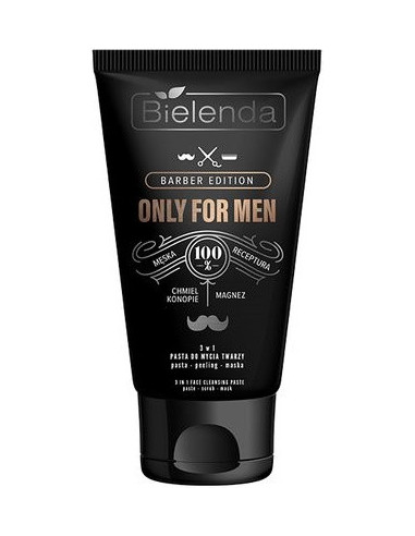 ONLY FOR MEN-BARBER EDITION facial cleansing paste 3in1 150g