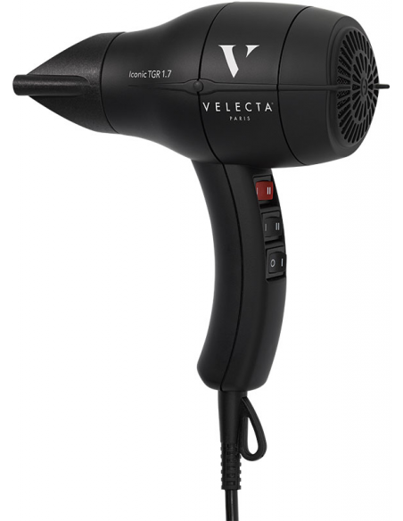 Hiustenkuivaaja Velecta ICONIC, TGR 1.7, kompakti, 1740W, musta