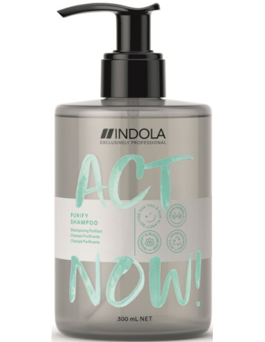 INDOLA ACT NOW! Attīrošs Šampūns 300ml