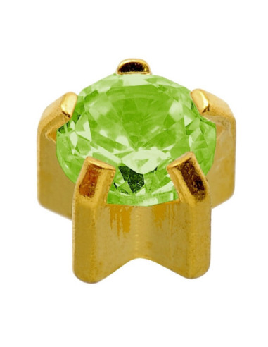 24 karaatin Z Augusts -korvakorut...