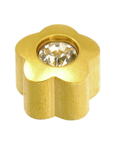 24ct Z April Flower -kivikorvakorut,...