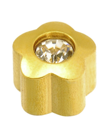 24 karaatin Z-kukkakivikorvakorut, pari