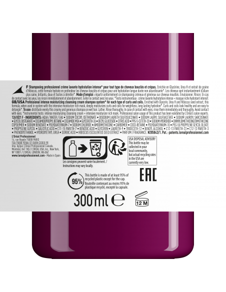 Curl Expression kosteuttava shampoo 300ml