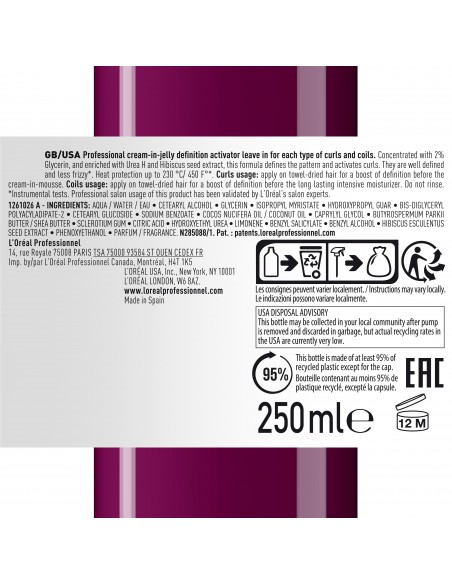 Curl Expression kermainen geeli ilmeikkääseen hiusten muotoiluun 250ml