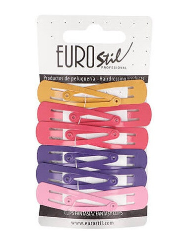 Hiuspinnejä, eri värejä, 12 kpl
