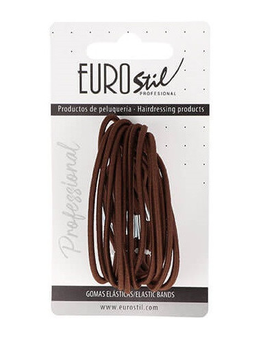 Hiuslenkit, ohuet, ruskeat, 15 kpl