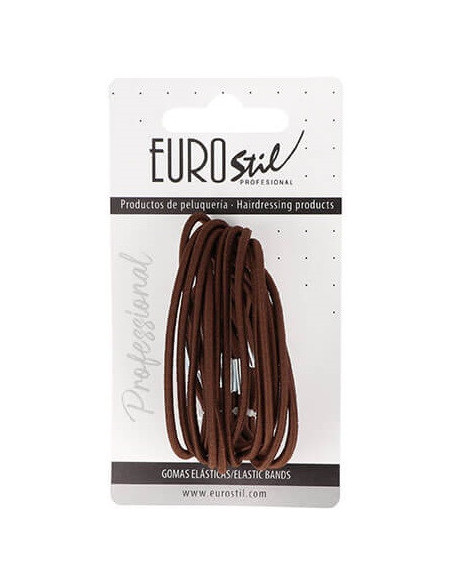 Hiuslenkit, ohuet, ruskeat, 15 kpl