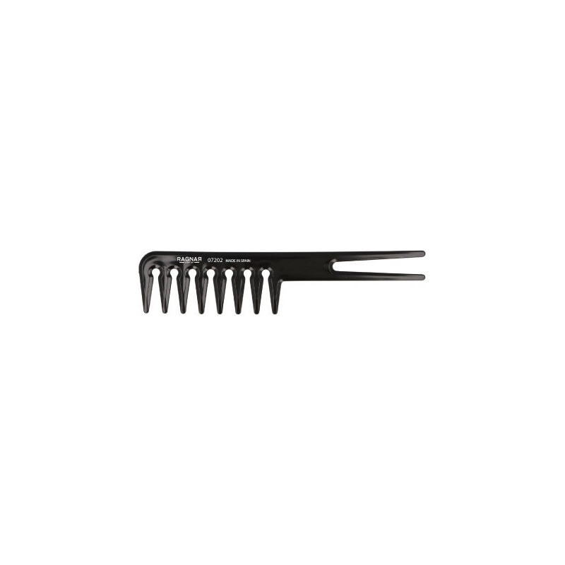 Ragnar Double comb, detangle / hair bleach, black